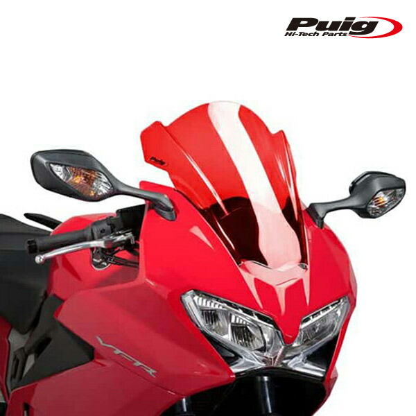 Puig 7598r Racing Screen Red Honda Vfr800f 14 プーチ スクリーン カウル Doorsinmotioninc Com