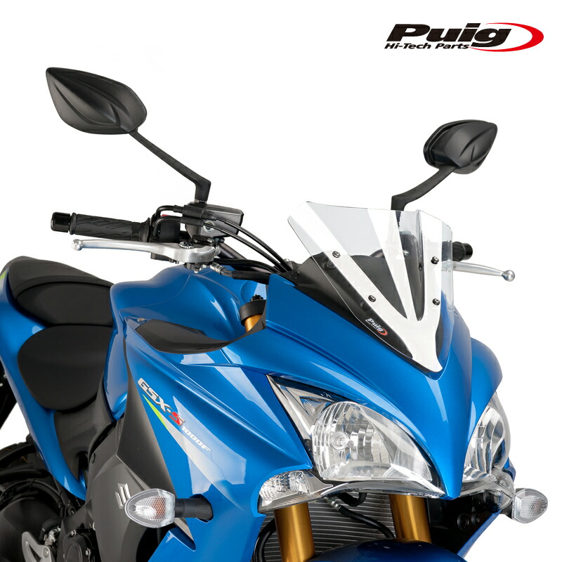Puig 7639W RACING-SCREEN [CLEAR] SUZUKI GSX-S1000F (15-20) プーチ スクリーン カウル