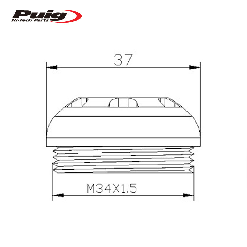 数量は多】 Puig 20345R OIL CAP TRACK M34×P1.5 RED オイルキャップ トラック www.agroservet.com