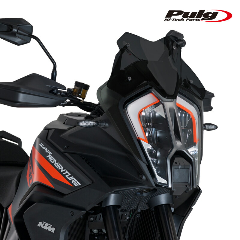 Puig 20401F RACING-Sport SCREEN [DARK SMOKE] KTM 1290 SUPER ADVENTURE R/S (21-24) プーチ スクリーン カウル