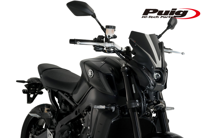 未使用品 Puig 7540J ENGINE-SPOILER MATT BLACK YAMAHA MT-09 13-15