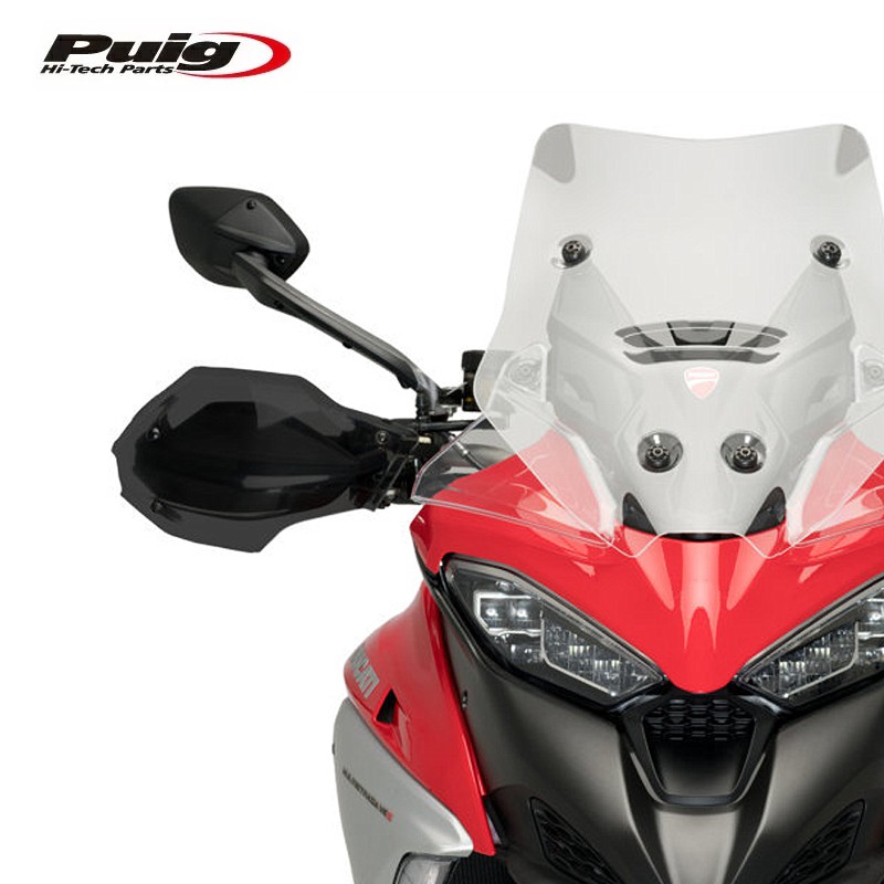 Puig Handguard Extensions Clear Ducati Multistrada V4 S & Sport 2021 - 2024
