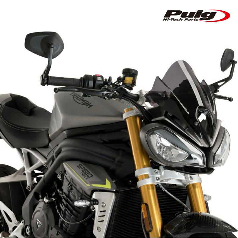 楽天市場】Puig 20432H NEW GENERATION WINDSHIELD SPORT [SMOKE] TRIUMPH STREET  TRIPLE S (20-21) STREET TRIPLE R (20-22) STREET TRIPLE RS (20-22) プーチ スクリーン  カウル : RAMBUTAN