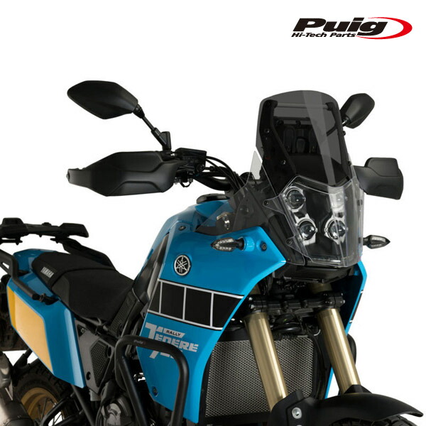 Puig 20834F RACING SCREEN [DARK SMOKE] YAMAHA TENERE 700 (19-24) TENERE 700 RALLY EDITION (21-24) プーチ スクリーン カウル