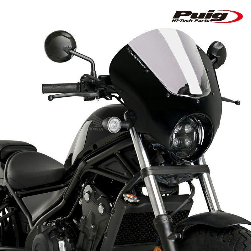 楽天市場】Puig 21088N SEMIFARINGS ANARCHY [BLACK] HONDA CMX250