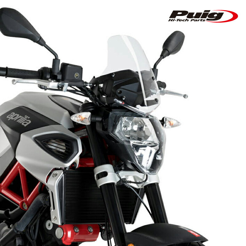 Puig 3767W NEW GENERATION SPORT [CLEAR] aprilia SHIVER 750 (07-09) SHIVER 900 (17-21) プーチ スクリーン カウル