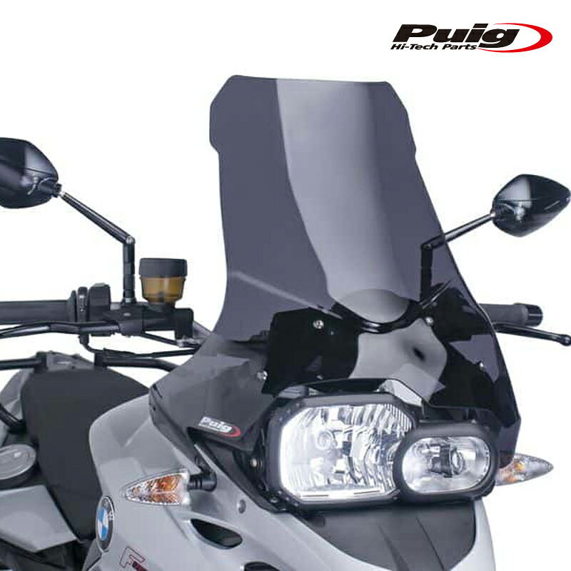 Puig 6365F TOURING SCREEN [DARK SMOKE] BMW F700GS (12-17) プーチ スクリーン カウル｜RAMBUTAN