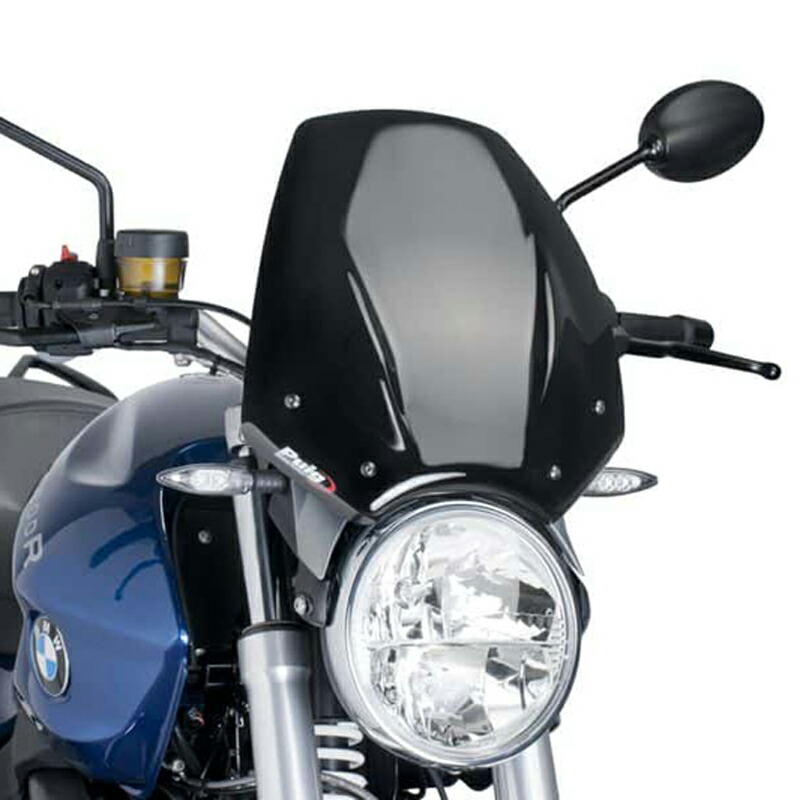 Puig 6488N NEW GENERATION SPORT [BLACK] BMW R1200R (06-14) プーチ スクリーン カウル｜RAMBUTAN