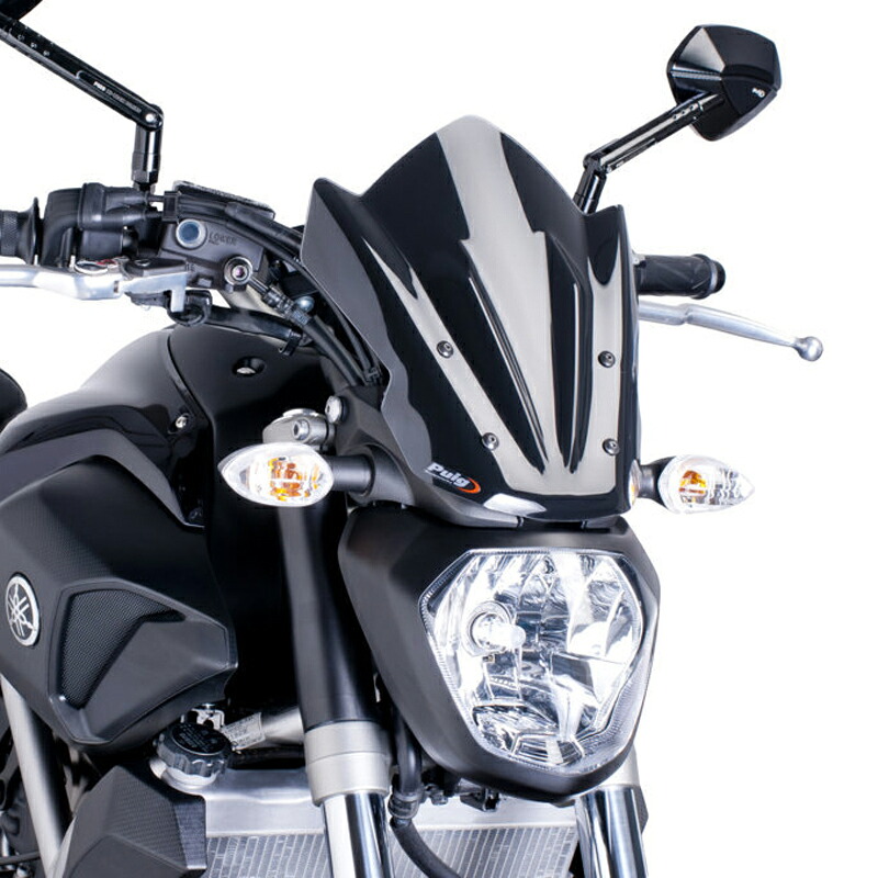 Puig 7015N NEW GENERATION SPORT [BLACK] YAMAHA MT-07 (14-17) FZ-07 (14-17) プーチ スクリーン カウル