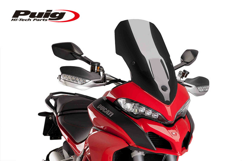 Puig 7623N TOURING SCREEN [BLACK] DUCATI MULTIESTRADA 950 (17-24) MULTIESTRADA V2/S (22-25) プーチ スクリーン カウル画像