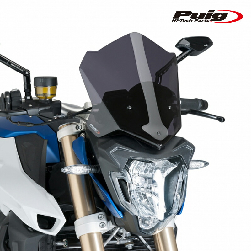 Puig 7650F NEW GENERATION SPORT [DARK SMOKE] BMW F800R (15-20) プーチ スクリーン カウル