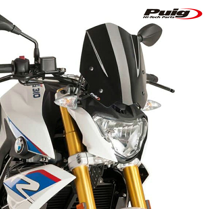 Puig 8920N NEW GENERATION SPORT [BLACK] BMW G310R (16-25) プーチ スクリーン カウル