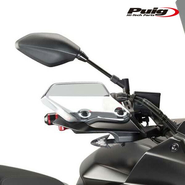 Puig 9214W HAND GUARD CLEAR YAMAHA MT-07 TRACER 16-17 プーチ ハンドガード エクステンション  【2021年製