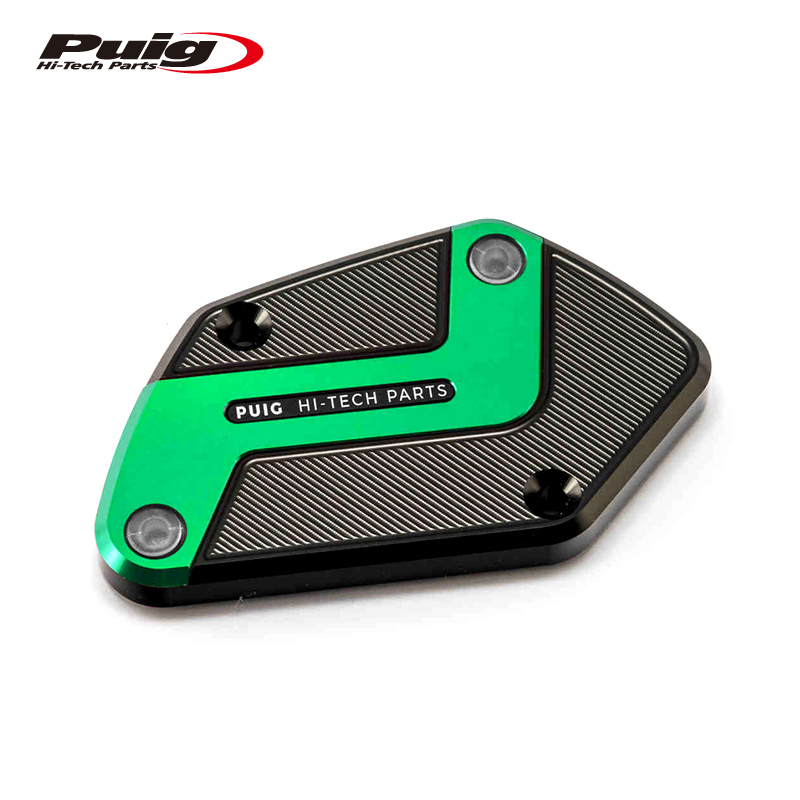 Puig 9273V BRAKE-CLUTCH FLUID TANK CAP フロント 左右共通 GREEN リザーバータンクキャップ  ランキングTOP5