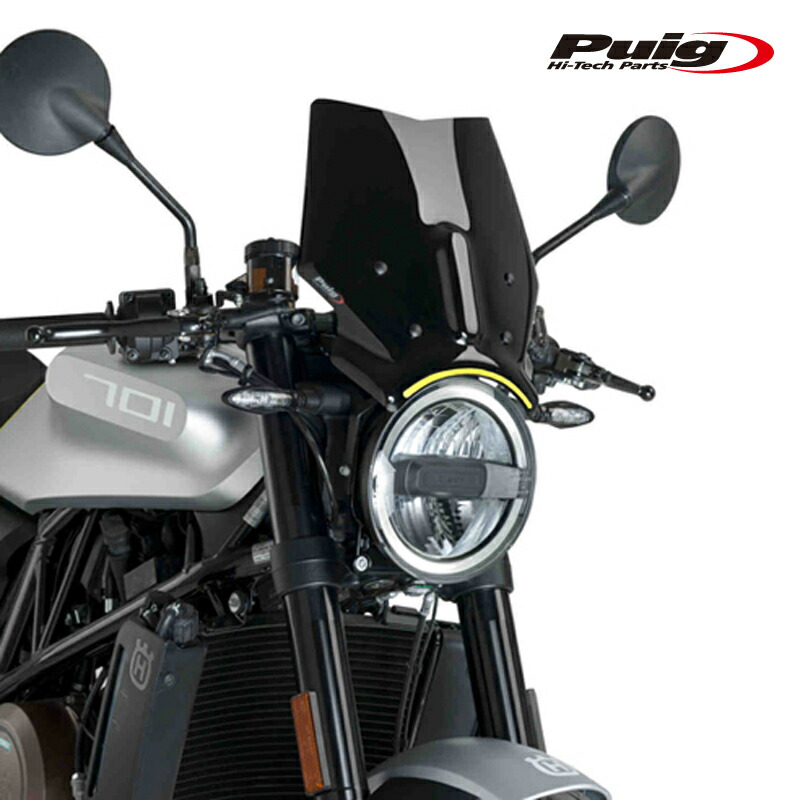Puig 9750N NEW GENERATION SPORT [BLACK] HUSQVARNA VITPILEN 701 (17-21) プーチ スクリーン カウル