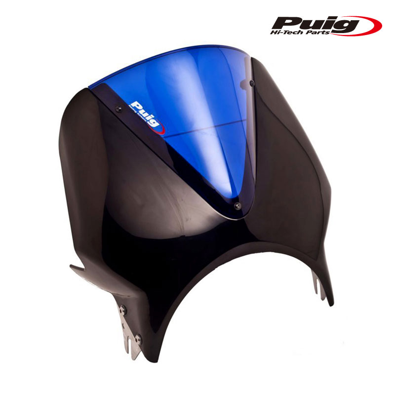 Puig 024NA WINDSHIELD VISION [BLUE] Kawaski Z900RS (18-26) Z900RS SE (22-26) プーチ スクリーン カウル｜RAMBUTAN