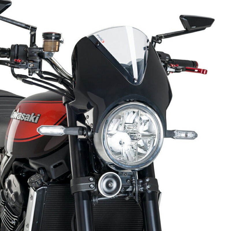 Puig 024NW WINDSHIELD VISION [CLEAR] Kawaski Z900RS (18-26) Z900RS SE (22-26) プーチ スクリーン カウル｜RAMBUTAN