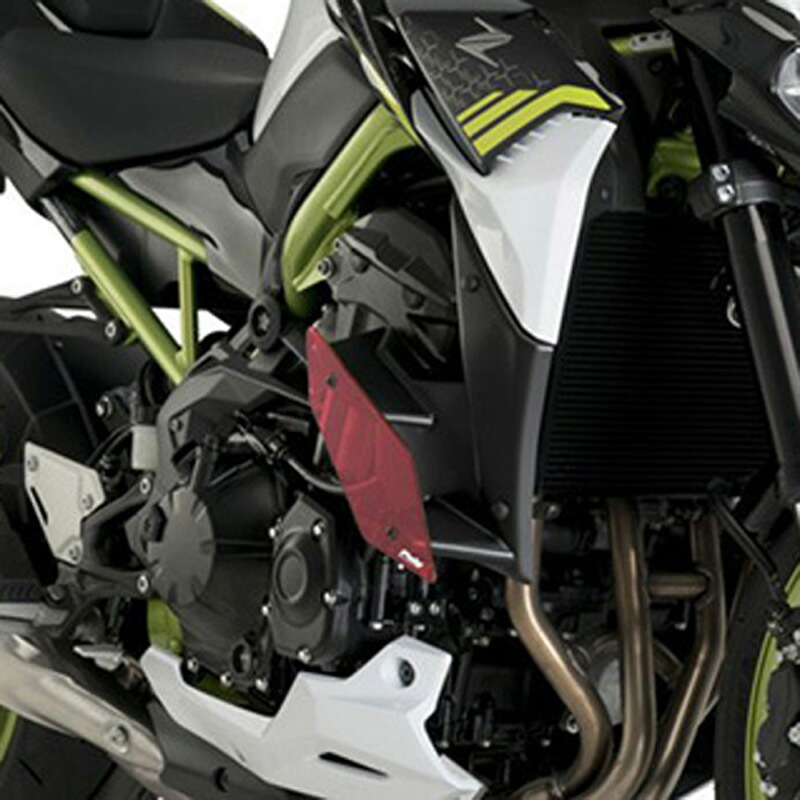 Puig 20284R SIDE SPOILER WINGLET [RED] Kawasaki Z900 (20-23) プーチ サイドスポイラー ウイングレット ダウンフォース