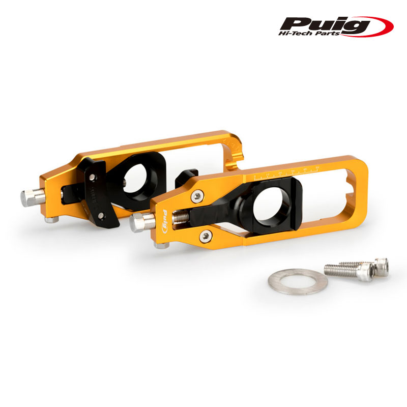 Puig 20686O CHAIN TENSIONER [GOLD] BMW S1000R (14-23) S1000RR (09-18) プーチ チェーン テンショナー