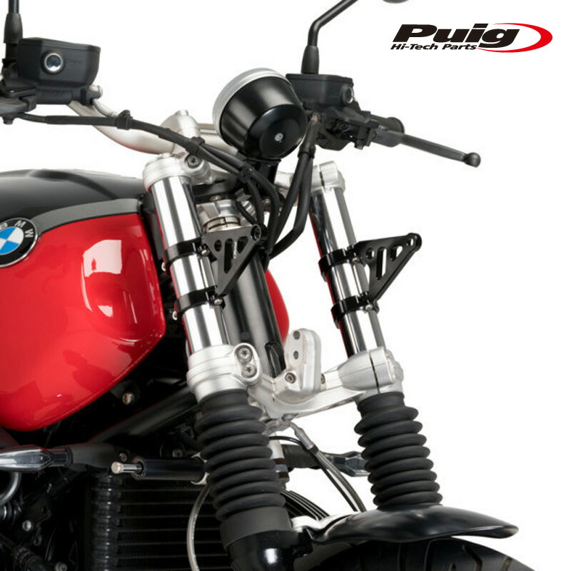 Puig 20877N HEAD LIGHT CLAMP 38-41cm プーチ 汎用 ヘッドライト 取り付けステー