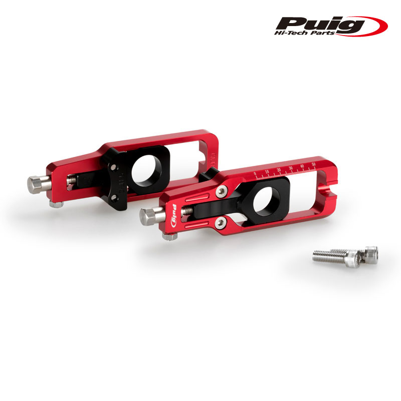Puig 21039R CHAIN TENSIONER [RED] HONDA CBR600RR (07-16) プーチ チェーン テンショナー