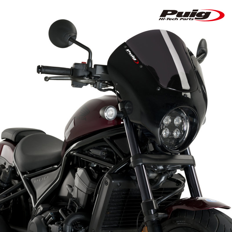 楽天市場】Puig 21068H BATWING SML WINDSHIELD TOURING [SMOKE]HONDA CMX1100 REBEL  (20-22) プーチ ウインドシールド バットウイング SML : RAMBUTAN