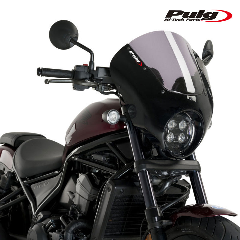 【楽天市場】Puig 21068H BATWING SML WINDSHIELD TOURING [SMOKE]HONDA CMX1100 REBEL  (20-22) プーチ ウインドシールド バットウイング SML : RAMBUTAN