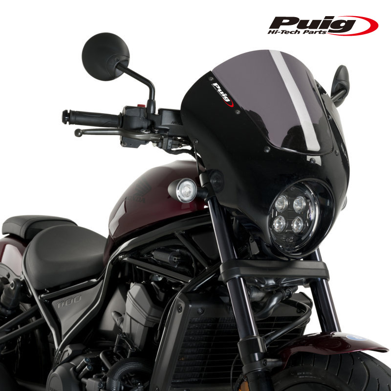 【楽天市場】Puig 21068H BATWING SML WINDSHIELD TOURING [SMOKE]HONDA CMX1100 REBEL  (20-22) プーチ ウインドシールド バットウイング SML : RAMBUTAN