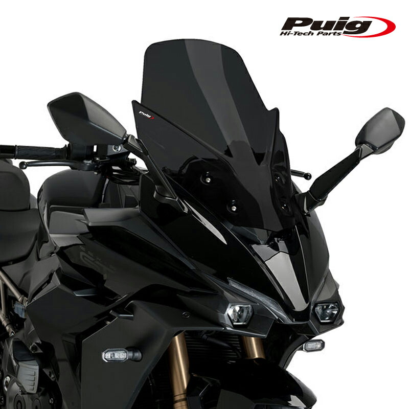 Puig 21342F SCREEN TOURING [DARK SMOKE] SUZUKI GSX-S1000GT (22-25) プーチ スクリーン カウル