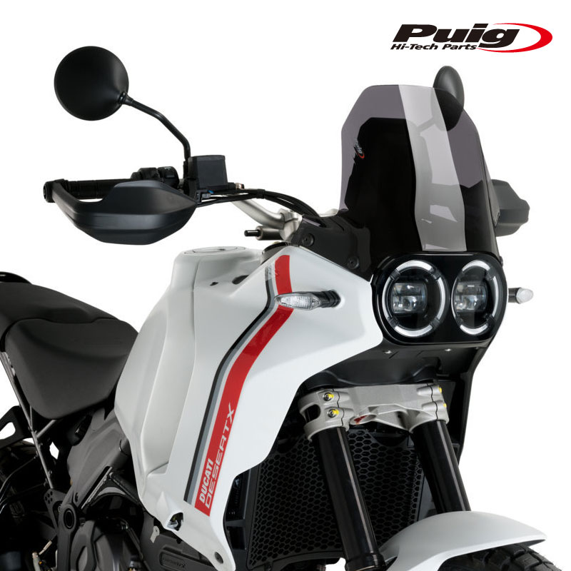 Puig 21448F SPORT SCREEN [DARK SMOKE] DUCATI DESERT X (22-26) DESERT X DISCOVERY(25-26) プーチ スクリーン カウル