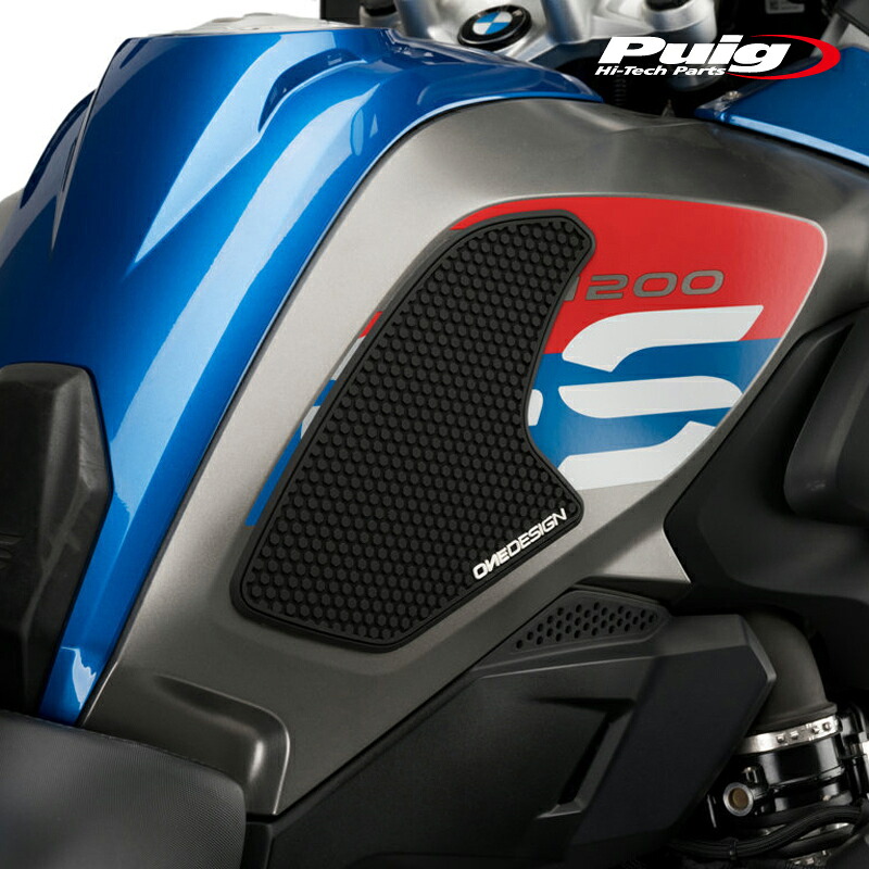 [期間限定35%OFF]Puig 20062N SIDE TANK PADS [BLACK] BMW R1200GS (13-18) R1200GS RALLYE (17-18) R1200GS EXCLUSIVE (17-18) プーチ サイドタンクパッド｜RAMBUTAN