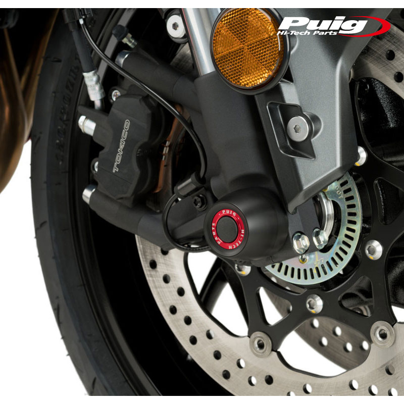 Puig 20117N [PHB19] FRONT AXLE SLIDER SUZUKI GSX-S1000 KATAN (19-25) GSX-S1000 (15-25) GSX-S1000F (15-20) プーチ スライダー パッド｜RAMBUTAN