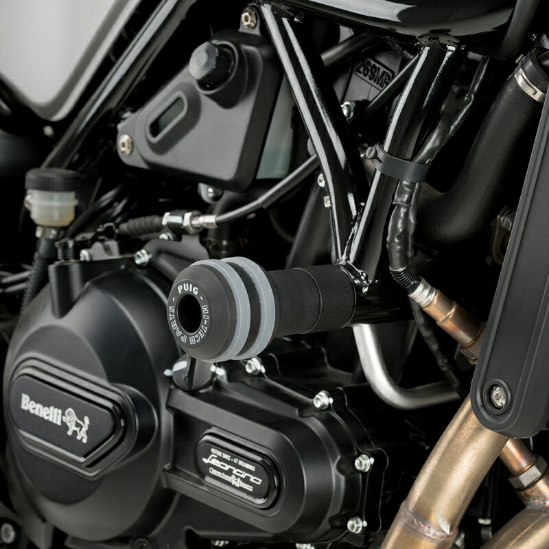 Puig 20423N FRAME SLIDERS [Vintage 2.0] BENELLI LEONCINO 500 (16-25) LEONCINO 500 TRAIL (16-25) プーチ フレームスライダー｜RAMBUTAN