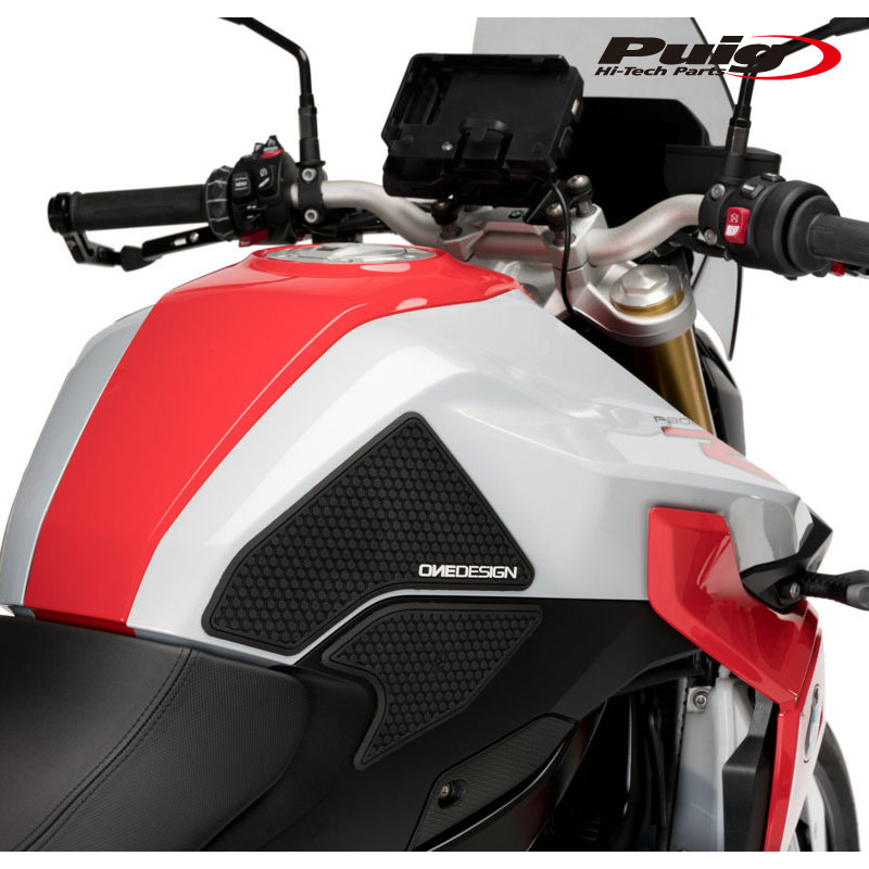 Puig 20599N SIDE TANK PADS [BLACK] BMW F900R (20-23) プーチ サイド タンクパッド