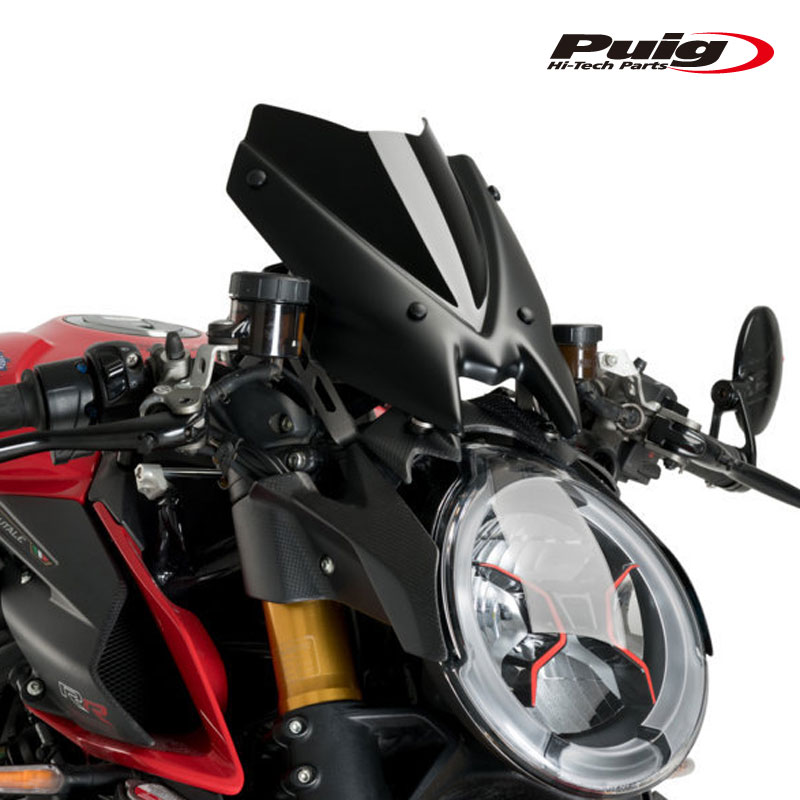 Puig 20680N NEW GENERATION SPORT [BLACK] MV AGUSTA BRUTALE 1000RR (19-25) BRUTALE 1000 RS (19-25) プーチ スクリーン カウル｜RAMBUTAN