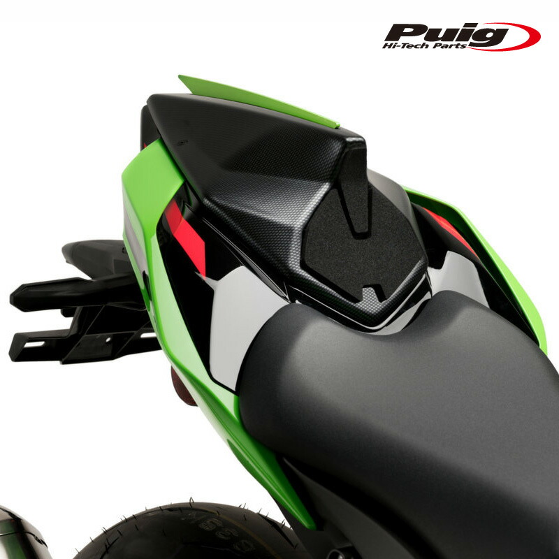 Puig 20704C REAR SEAT COWLS [CARBON LOOK] Kawasaki ZX-10R (16-25) ZX-10RR (17-25) プーチ リアシート カウル