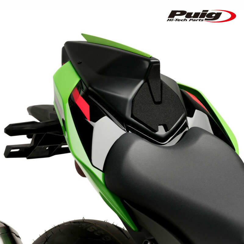 Puig 20704J REAR SEAT COWLS [MATT BLACK] Kawasaki ZX-10R (16-25) ZX-10RR (17-25) プーチ リアシート カウル