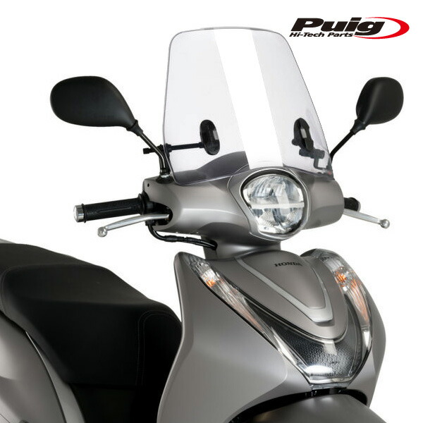 Puig 20734W WINDSHIELD TRAFIC [CLEAR] HONDA SH MODE125 (21-25) プーチ ウインドスクリーン トラフィック
