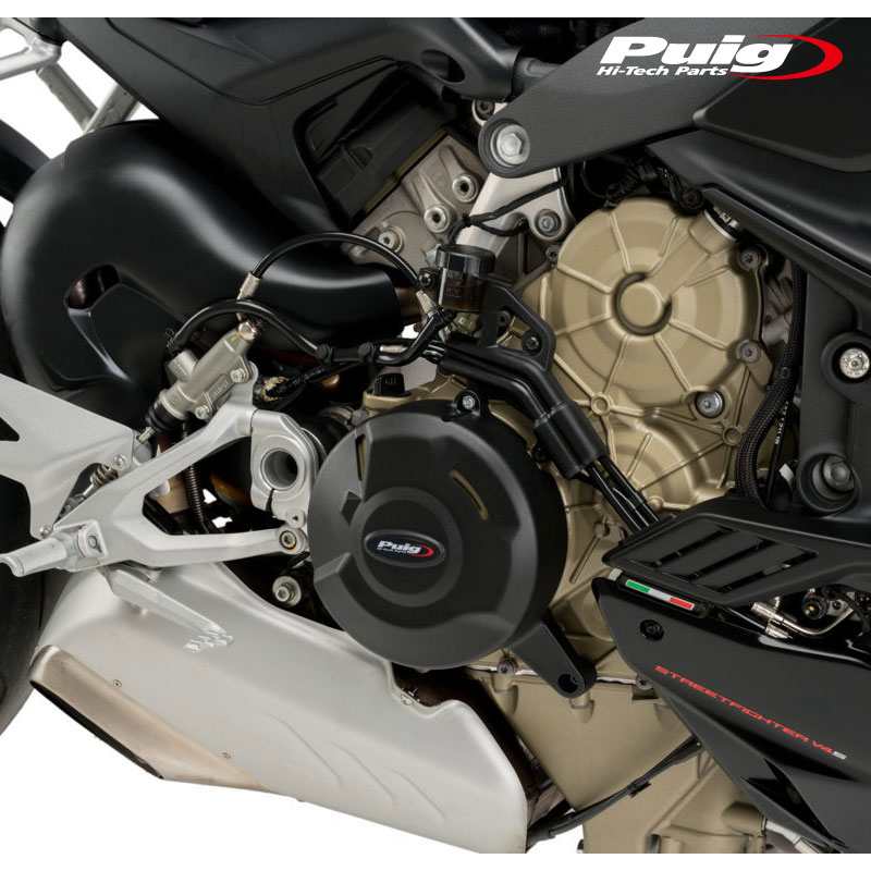 Puig 20800N ENGINE PROTECTIVE COVER DUCATI STREETFIGHTER V4S (20-23) プーチ エンジンカバー|RAMBUTAN
