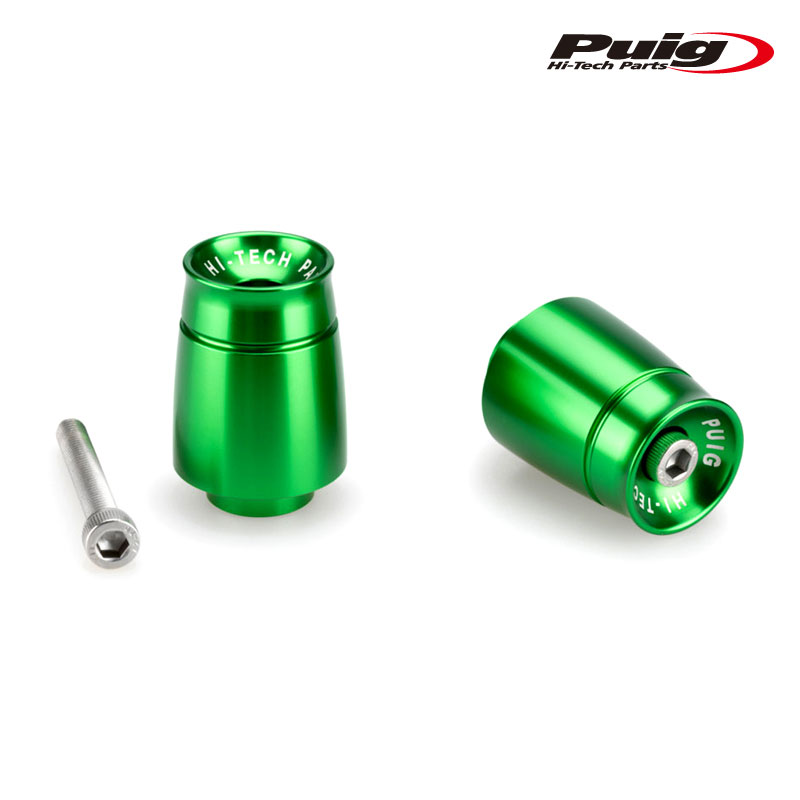 Puig Lenkerenden Speed Grün - Aluminium Griffe Für Motorrad