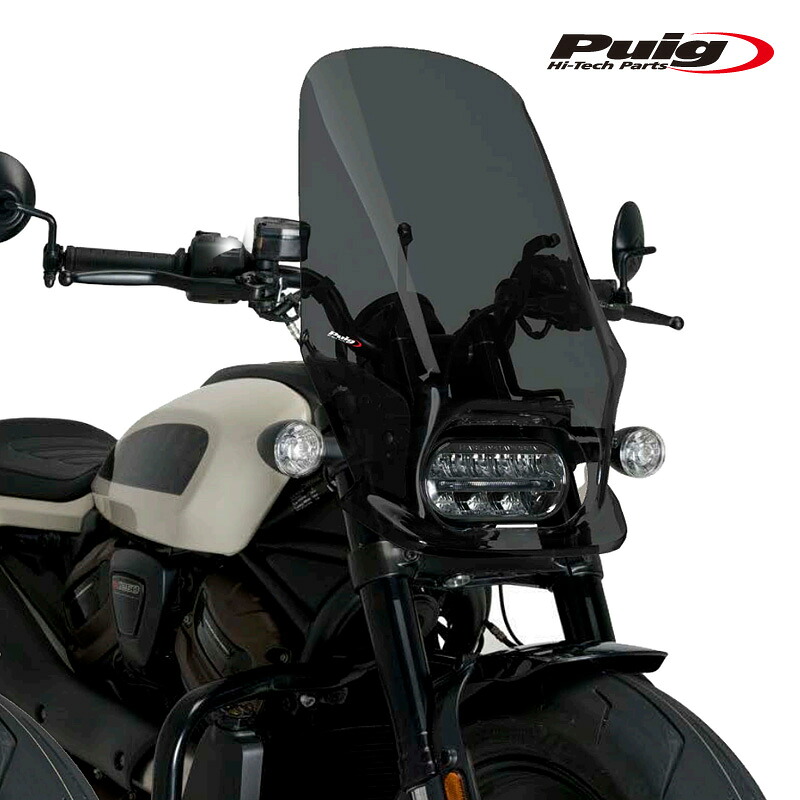 Puig 21322F NEW GENERATION TOURING [DARK SMOKE] Harley Davidson SPORTSTER S RH1250S (21-26) プーチ スクリーン カウル｜RAMBUTAN 27,868円
