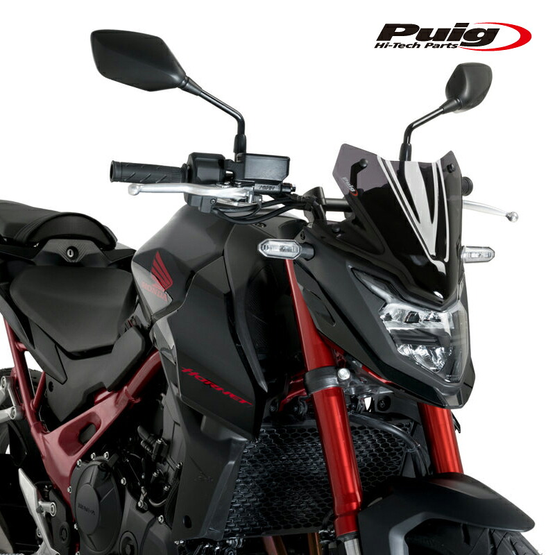 Puig 21479F NEW GENERATION SPORT [DARK SMOKE] HONDA CB750 HORNET (23-24) プーチ スクリーン カウル