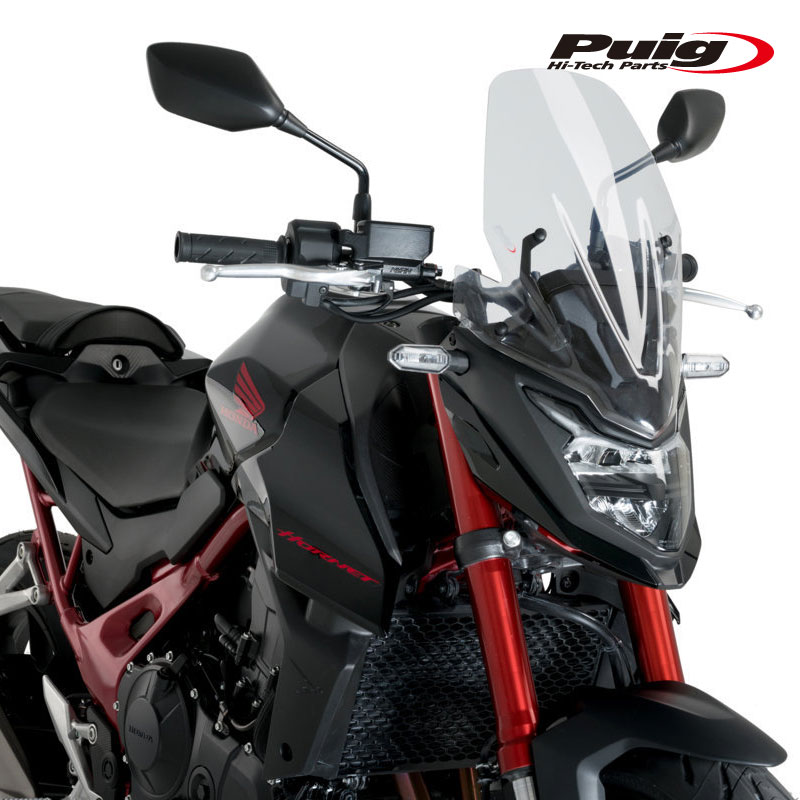 Puig 21480W NEW GENERATION TOURING [CLEAR] HONDA CB750 HORNET (23) プーチ スクリーン カウル｜RAMBUTAN