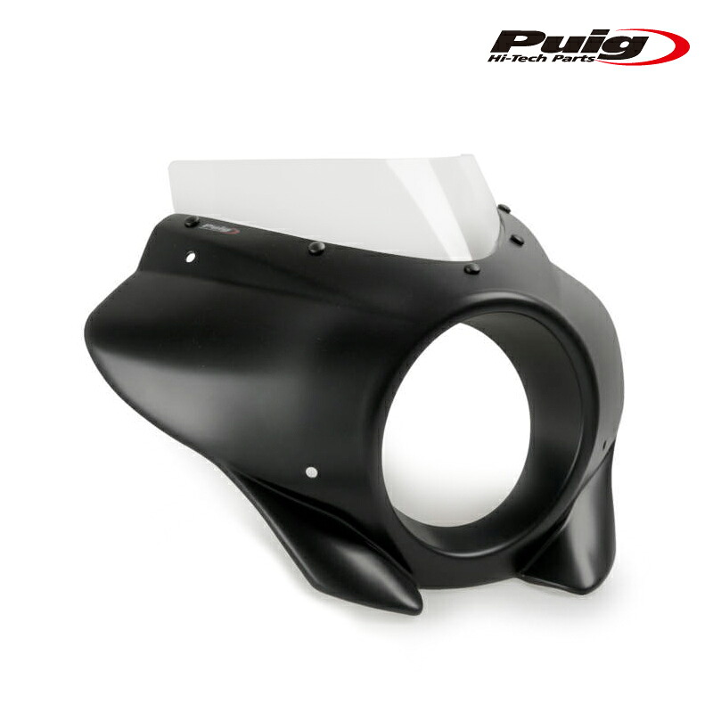 [期間限定35%OFF]Puig 21604W SEMIFARINGS MIRAGE SPORT Matt Black [CLEAR] HONDA CMX 1100 REBEL (21-25) CMX 1100 REBEL DCT (21-25) プーチ セミフェアリング｜RAMBUTAN