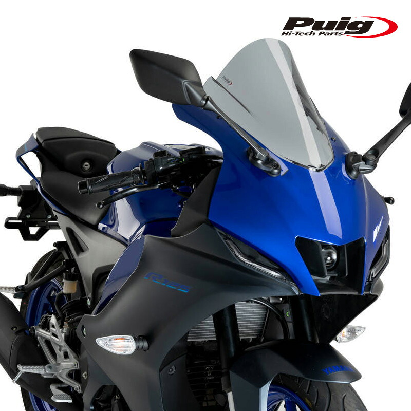 Puig 21715H Z-RACING SCREEN [SMOKE] YAMAHA YZF-R125 (23-26) プーチ スクリーン カウル｜RAMBUTAN