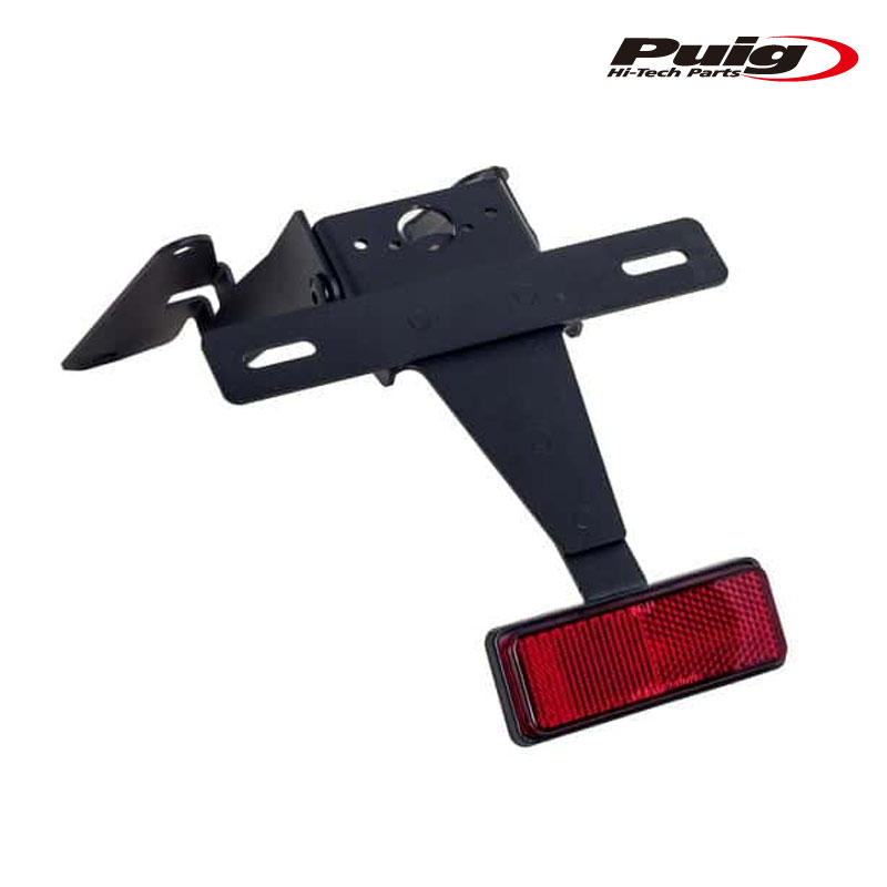 Support Plaque D'Immatriculation Spécifique Noir PUIG 4075N Pour Suzuki
