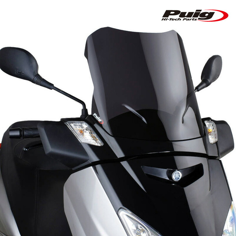 Puig 5015F SCREEN V-TECH LINE TOURING [DARK SMOKE] YAMAHA X-MAX125 (06-09) X-MAX250 (06-09) プーチ スクリーン カウル