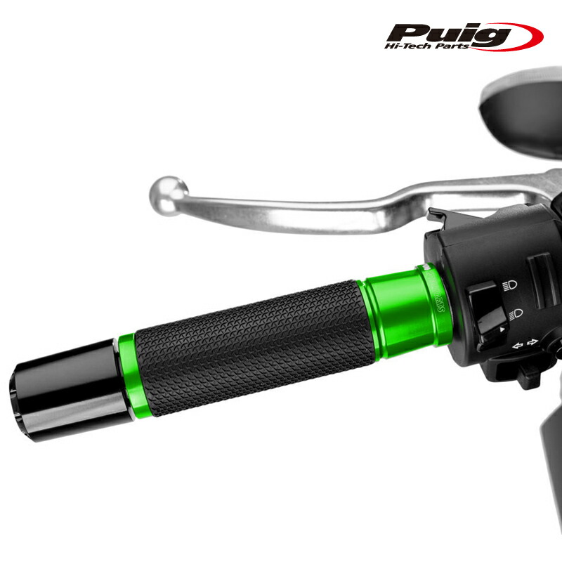 Puig 6326V HI-TECH ASCENT GRIPS [GREEN] 119mm 汎用 プーチ アセント グリップ