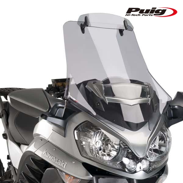 Puig 7629H WIND DEFLECT [SMOKE] Kawasaki GTR1400 (15-23) プーチ スクリーン カウル