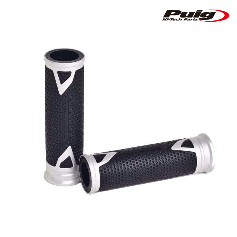 楽天市場】Puig 3553N HI-TECH ASCENT GRIPS [BLACK] 123mm 汎用